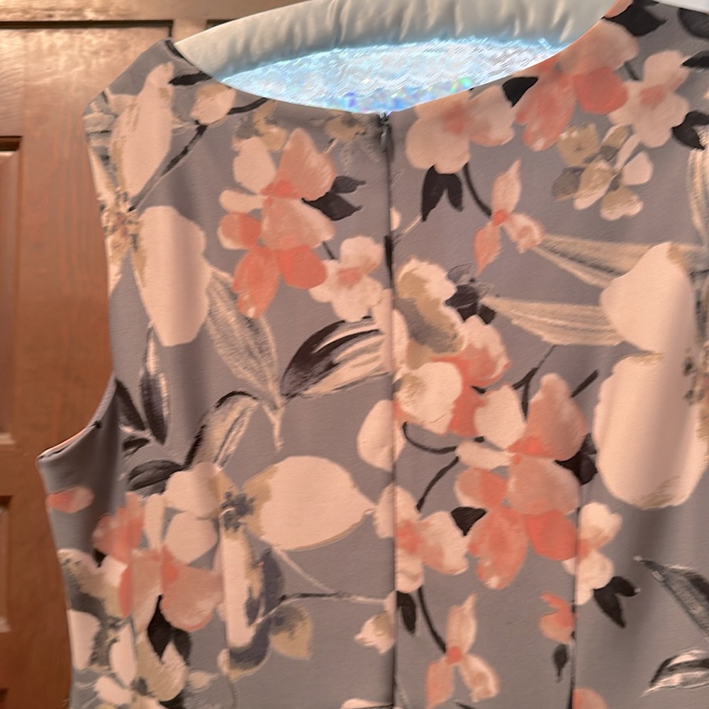 Lovely Gray, Pink and Cream Lane Bryant 14W dress. - Picture 4 of 5
